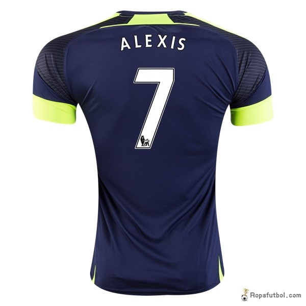 Camiseta Arsenal Replica Tercera Ropa Alexis 2016/17 Azul